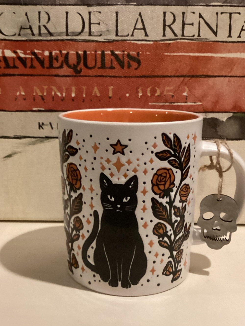 NWT Prima Design Black Cat Halloween Mug 🐈‍⬛